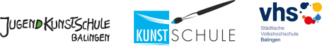 Logo Jugendkunstschule, Kunstschule und vhs Balingen