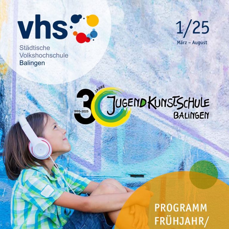 Ein Bild des Programmhefts der Volkshochschule Balingen