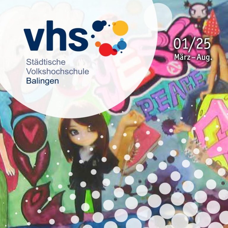 Ein Bild des Flyer der Jugendkunstschule Balingen