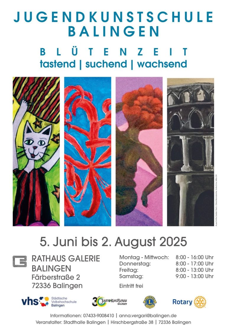 Poster Ausstellung Blütezeit